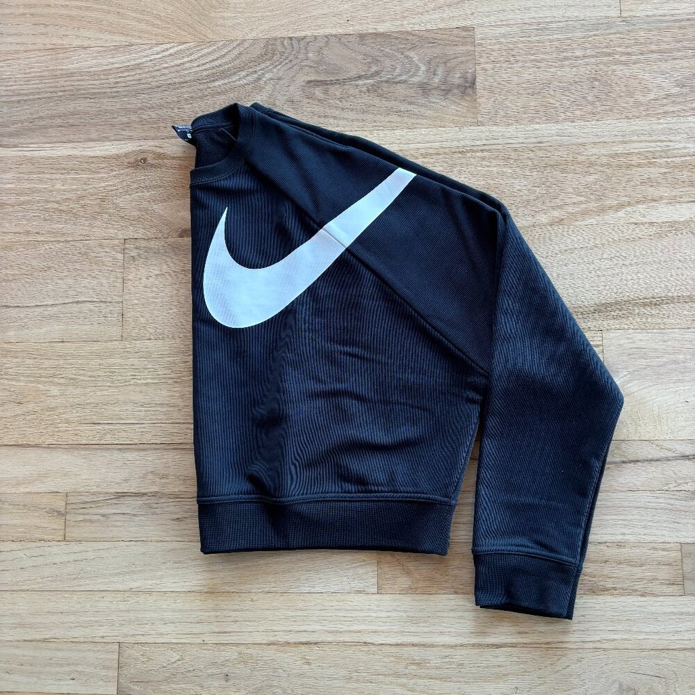Nike DRI-FIT Black Cropped Sweatshirt XL